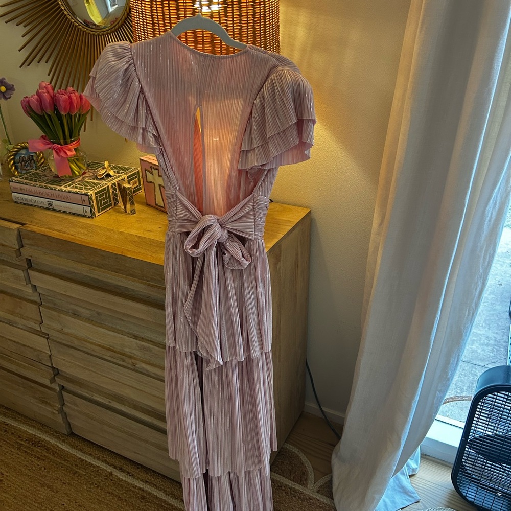 Sabina Musayev Light Pink Maxi Dress size xs - Picture 6 of 7